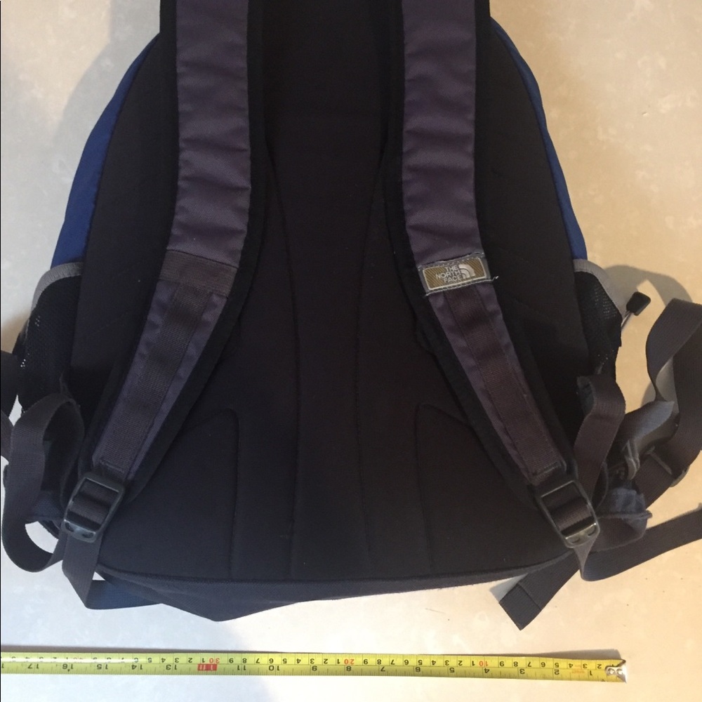 North face Jester blue n grey / gray